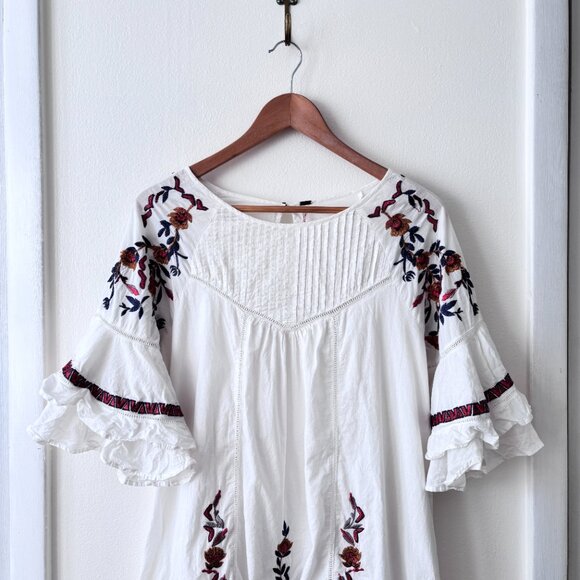 Free People Pavlo Cotton Embroidered Mini Dress - Picture 4 of 8